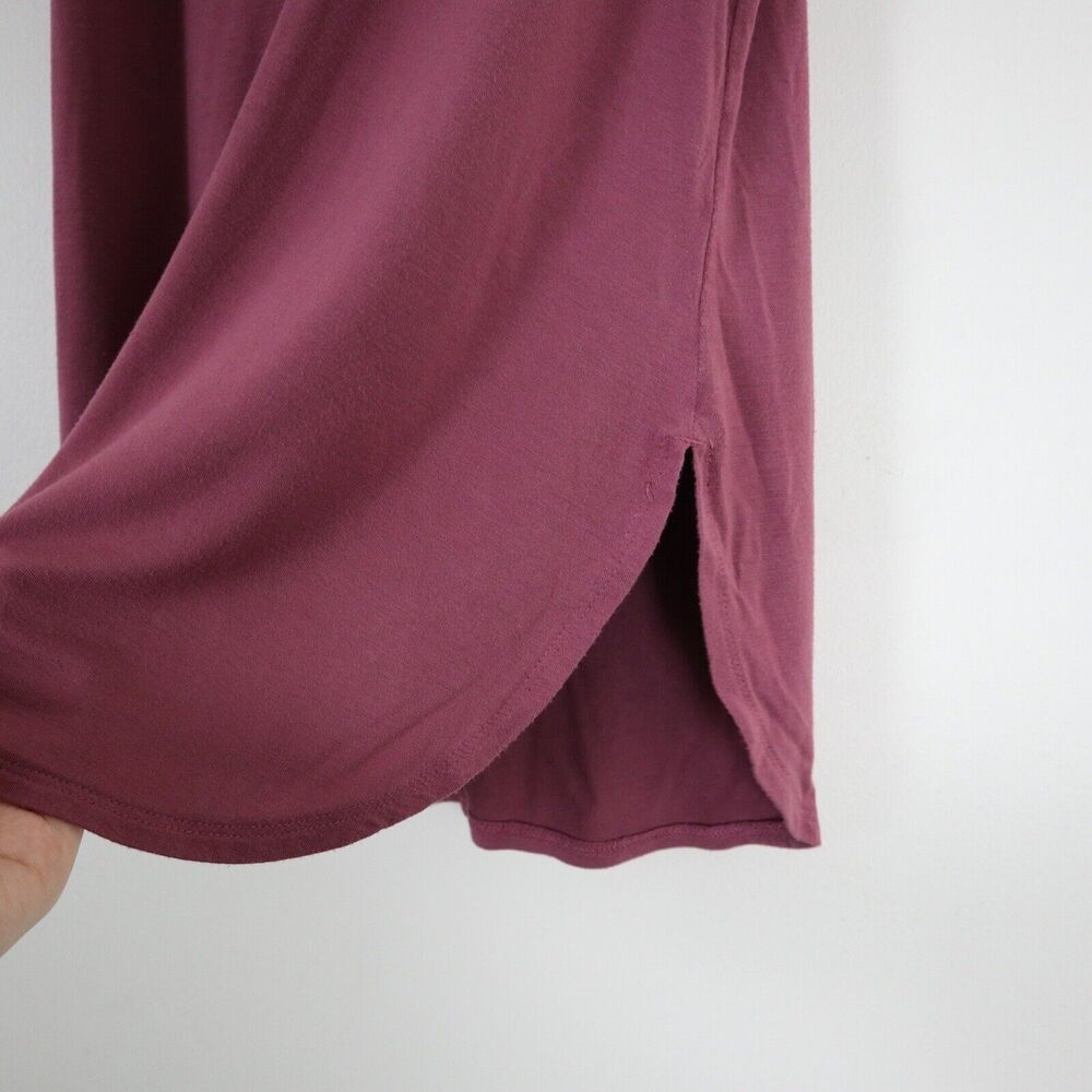 Aritzia Babaton Size XS Zayn Tank Top Jersey V-Neck Plum Purple - Picture 6 of 9